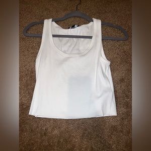 White crop top